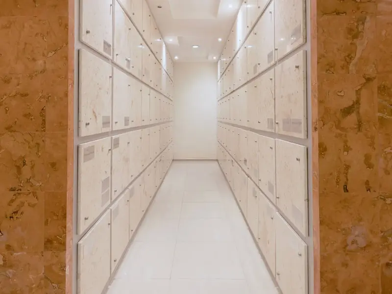 Nichos del Complejo Funerario La Misericordia en Campeche