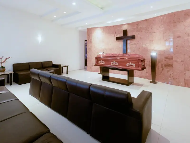 Sala de velación 1 del Complejo Funerario La Misericordia en Campeche
