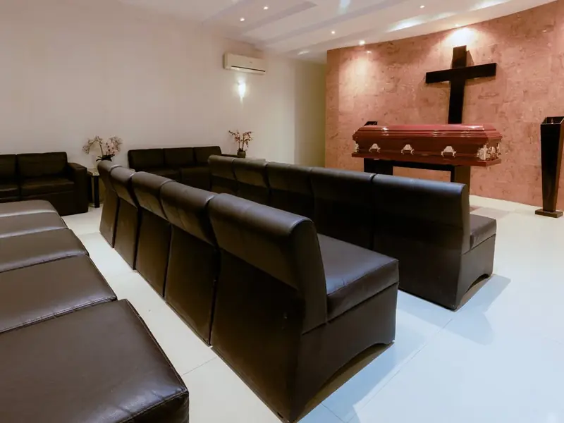 Sala de velación 1 del Complejo Funerario La Misericordia en Campeche